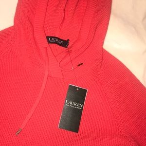 Knitted polo sweater